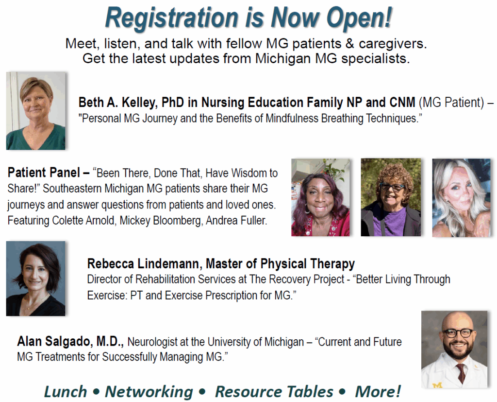 List of presenters for the MG-MI Health Summit August 9, 2025